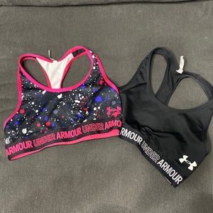 UA Youth Med Sports Bras
